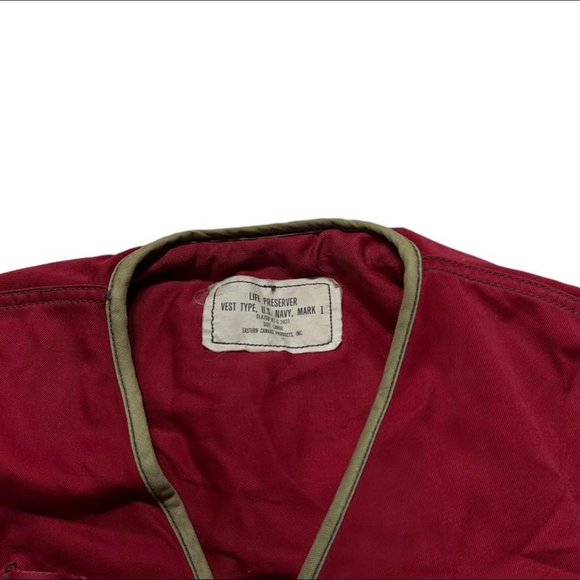 Vintage Life Preserver Vest US Navy Mark 1 - Picture 3 of 3
